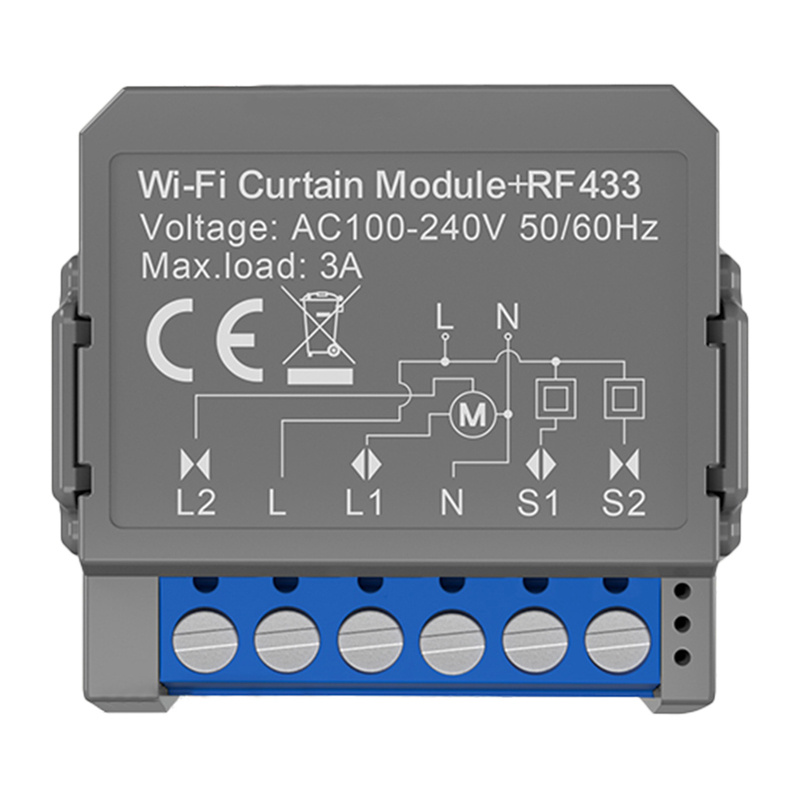 Inteligentny moduł zasłon WIFI+RF Avatto CMS16-RF-1