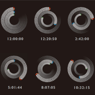 Zegar Clever Clocks Arrows L - 2