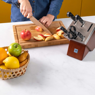 Nóż Santoku z rowkami Zwilling Pro 18 cm - 4