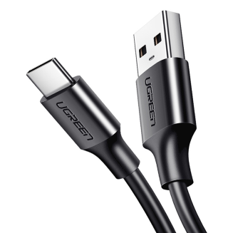 Kabel UGREEN US287 USB-A-USB-C 0.5m (czarny) - 3