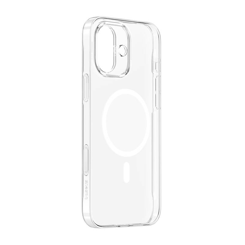 Magnetyczne Etui na telefon Baseus iP16 TouchButton (przezroczyste)