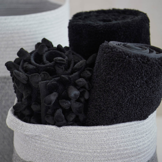 Dywanik łazienkowy Aquanova Loa Black 60x100 cm - 4