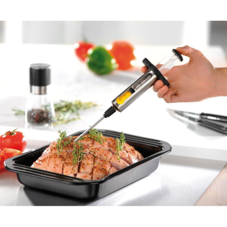 Stalowa strzykawka do marynaty Gefu BBQ 40 ml - 2