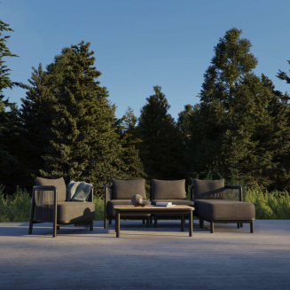 Sofa ogrodowa SACKit Kirra Lounge Sofa 2 Seater Noir ze stolikiem SACKit Kirra - 6