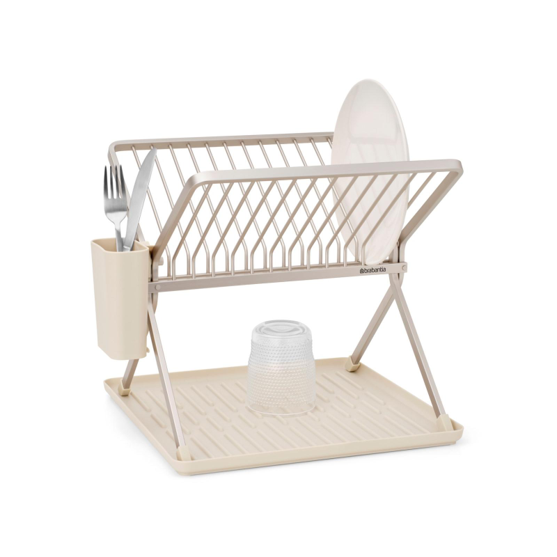 Ociekacz do naczyń składany Brabantia SinkSide Small Soft Beige
