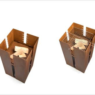  Keilbach Ferrum garden fireplace with grill - 8