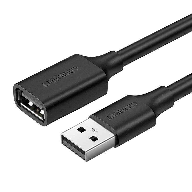Kabel UGREEN US103 USB-A-USB-A 2m (czarny)