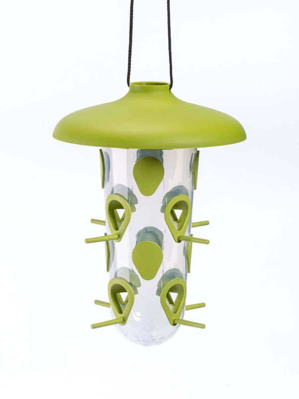 PLASTIA ROBIN Zestaw do karmienia ptaków 2 w 1 16.5x18 cm zielony