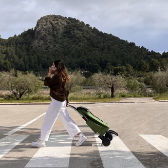 Wózek zakupowy Rolser I-Max MF 4L Kaki - 6