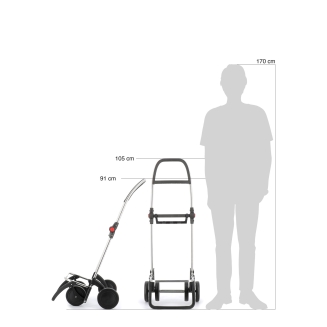 Wózek zakupowy Rolser I-Max MF 4L Kaki - 22