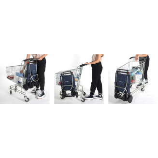 Wózek zakupowy Rolser I-Max MF 4L Kaki - 18