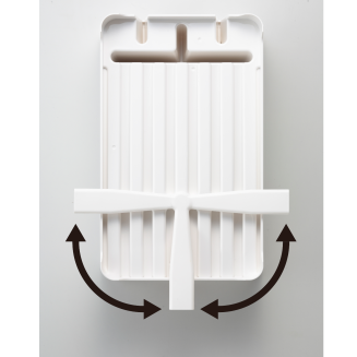 Ociekacz do naczyń Yamazaki Tower biały - 4