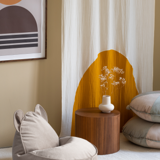 Pufa dziecięca Wigiwama Bear Velvet Dusty Beige - 4