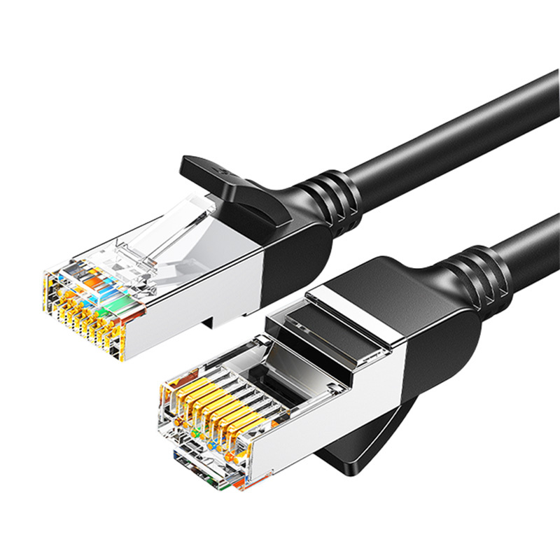 Kabel UGREEN RJ45 Cat.6 1m UTP metalowe wtyczki (czarny)