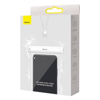  BASEUS Cylinder universal waterproof case IPX8 (white) - 5