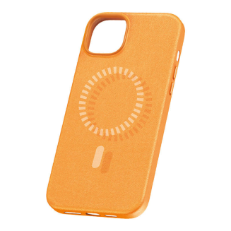  BASEUS Fauxther Series Magnetic Case iPhone 15 Plus (Orange) - 2