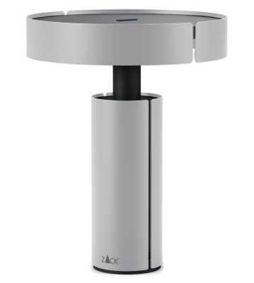 Lampa stołowa Zack Yaro stal szara