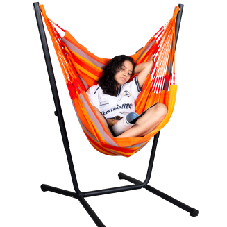 Fotel hamakowy ze stojakiem La Siesta Fiji Outdoor Toucan Basic - 3