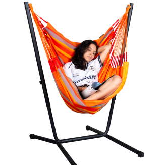 Fotel hamakowy ze stojakiem La Siesta Fiji Outdoor Toucan Basic - 3