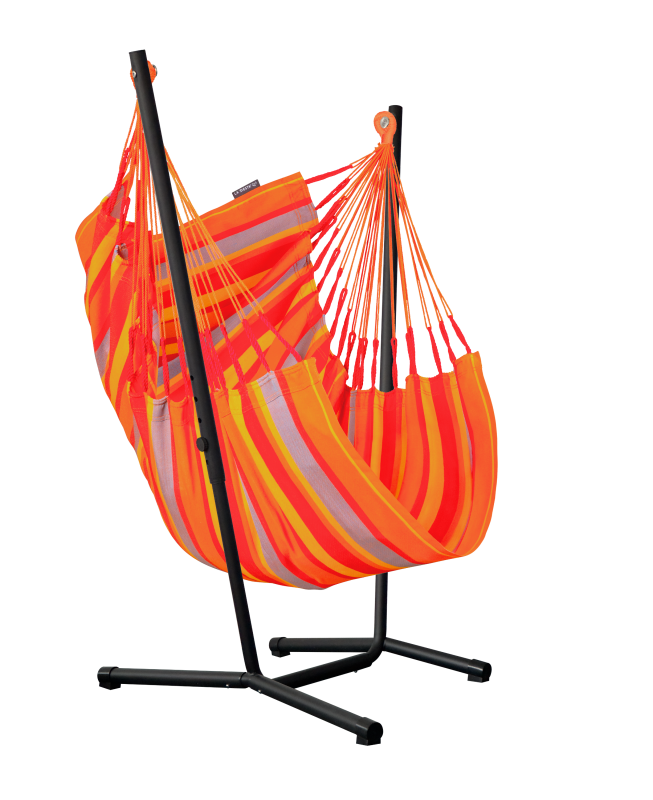 Fotel hamakowy ze stojakiem La Siesta Fiji Outdoor Toucan Basic