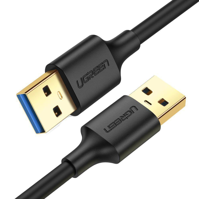 Kabel UGREEN US128 USB-A-USB-A 2m (czarny)
