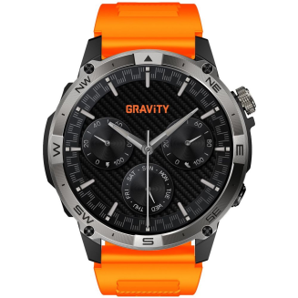 Smartwatch Gravity Czarny Pasek + Bransoleta GT46-4 - 7
