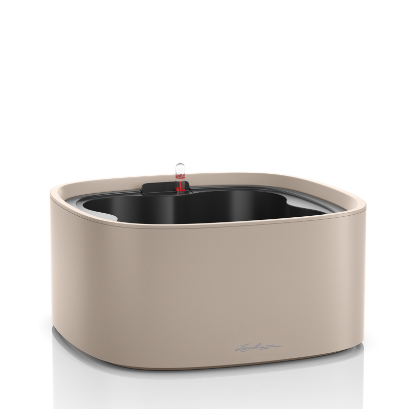  Lechuza Pila Color plant bowl, sand brown