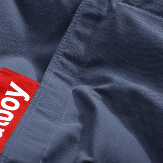 Pufa Fatboy Original Canvas Crown Blue 180x140 cm - 4