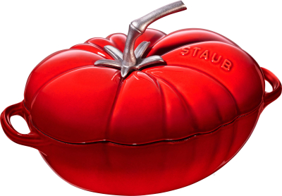  Staub oval tomato cast iron pot - 2.5 ltr, red