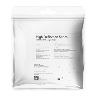 Kabel HDMI 2.0 Baseus, 4K 30Hz, 3D, HDR, 18Gbps, 8m (czarny) - 8