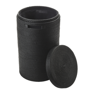 Kosz na pranie z pokrywą Aquanova Cino Black 64 l - 3