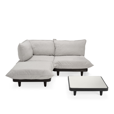 Zestaw mebli ogrodowych Fatboy Paletti Set Medium Mist ze stolikiem