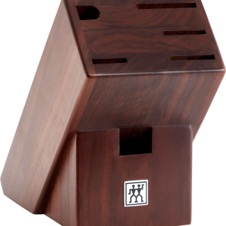 Zestaw 4 noży + ostrzałka + nożyce w bloku Zwilling Gourmet - 6