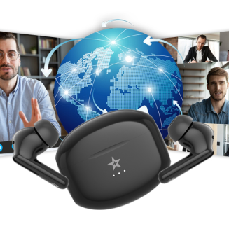 Słuchawki bezprzewodowe GIEWONT RealSound PRO ANC ENC GWS800-1 Czarne - 19