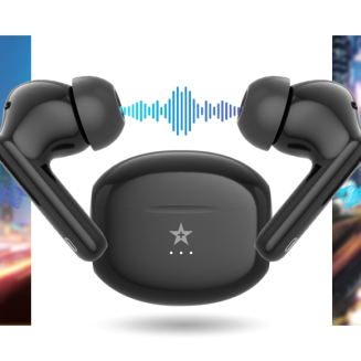 Słuchawki bezprzewodowe GIEWONT RealSound PRO ANC ENC GWS800-1 Czarne - 11