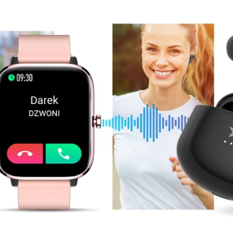 Słuchawki bezprzewodowe GIEWONT RealSound PRO ANC ENC GWS800-1 Czarne - 12