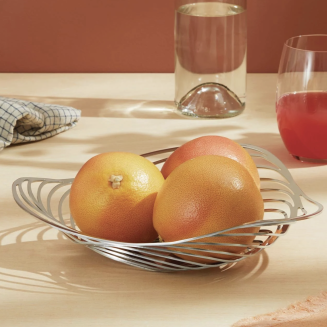Patera na owoce Alessi Trinity polerowana 26 cm - 4