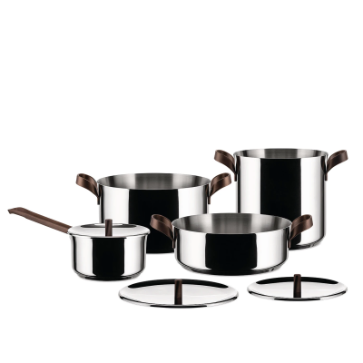 Alessi Edo pot set, 7 pieces
