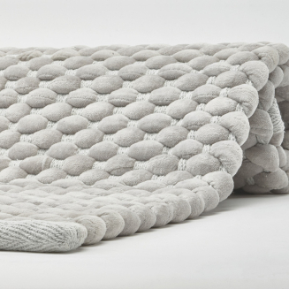  Aquanova Maks Silver Gray bathroom rug 60x60 cm - 3