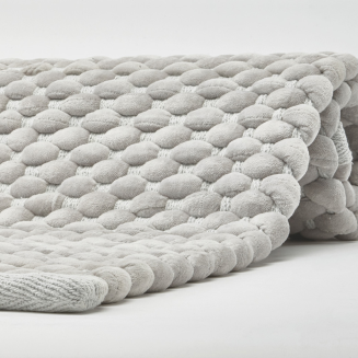  Aquanova Maks Silver Gray bathroom rug 60x60 cm - 3