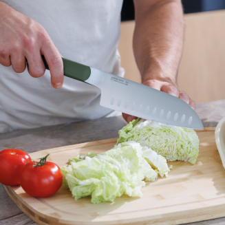 Nóż santoku BergHOFF Elements Khaki 16.7 cm - 5