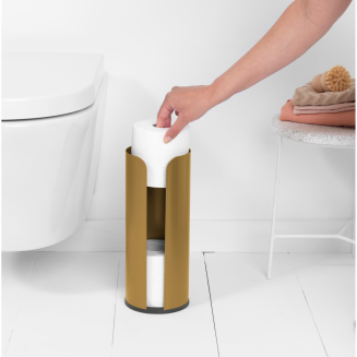 Pojemnik na papier toaletowy Brabantia ReNew Warm Gold - 4