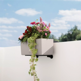 Uchwyt na murek balkonowy Lechuza BALCONERA WALL czarny - 5