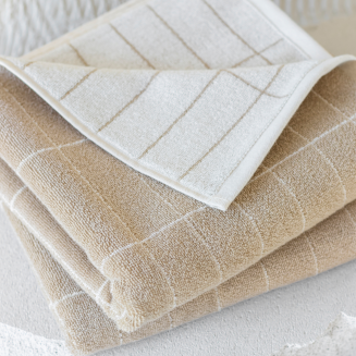 Ręcznik Mette Ditmer TILE Sand & Off-White - 2