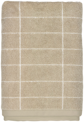 Ręcznik Mette Ditmer TILE Sand & Off-White