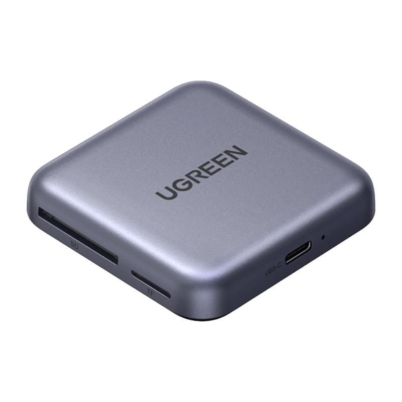 Czytnik kart UGREEN CM898 USB-C SD/microSD (czarny)