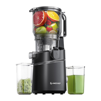  AMZCHEF SJ-036CBK Slow Juicer (Black) - 4