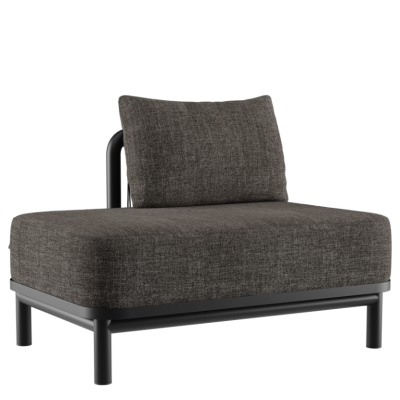 Fotel ogrodowy SACKit Kirra Lounge Sofa Open End Right Noir