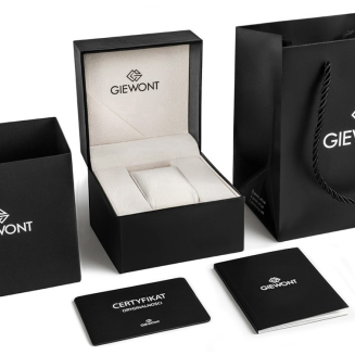 Zegarek Męski Giewont Chronograph Sapphire Czarny GW8720-B1 - 9