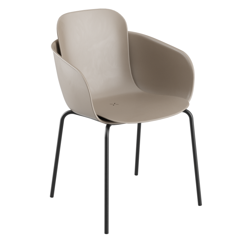 Krzesło ogrodowe SACKit Chair No. One S2 Taupe | Black